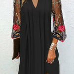 Women's Dress - Floral Sleeve - Camille - product view 4