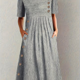 Women's Dress - Striped Summer - Lillian - product view 3