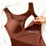 Women's Top - Built In Bra Tanktop - Roxanne - product view 4