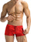 Men's Swimwear - Zipper Boxer Swim Trunks - Tanner - product view 2