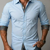 Men's Shirt - Tailored Button-Up - Theo - product view 5