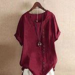 Women's Blouse - Button Detail Summer - Olivia - product view 9