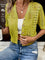 Women's Cardigan - Open-Knit Short-Sleeve - Delphine - product view 1