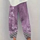Women's Trousers - Botanical Cropped - Meredith - product view 6