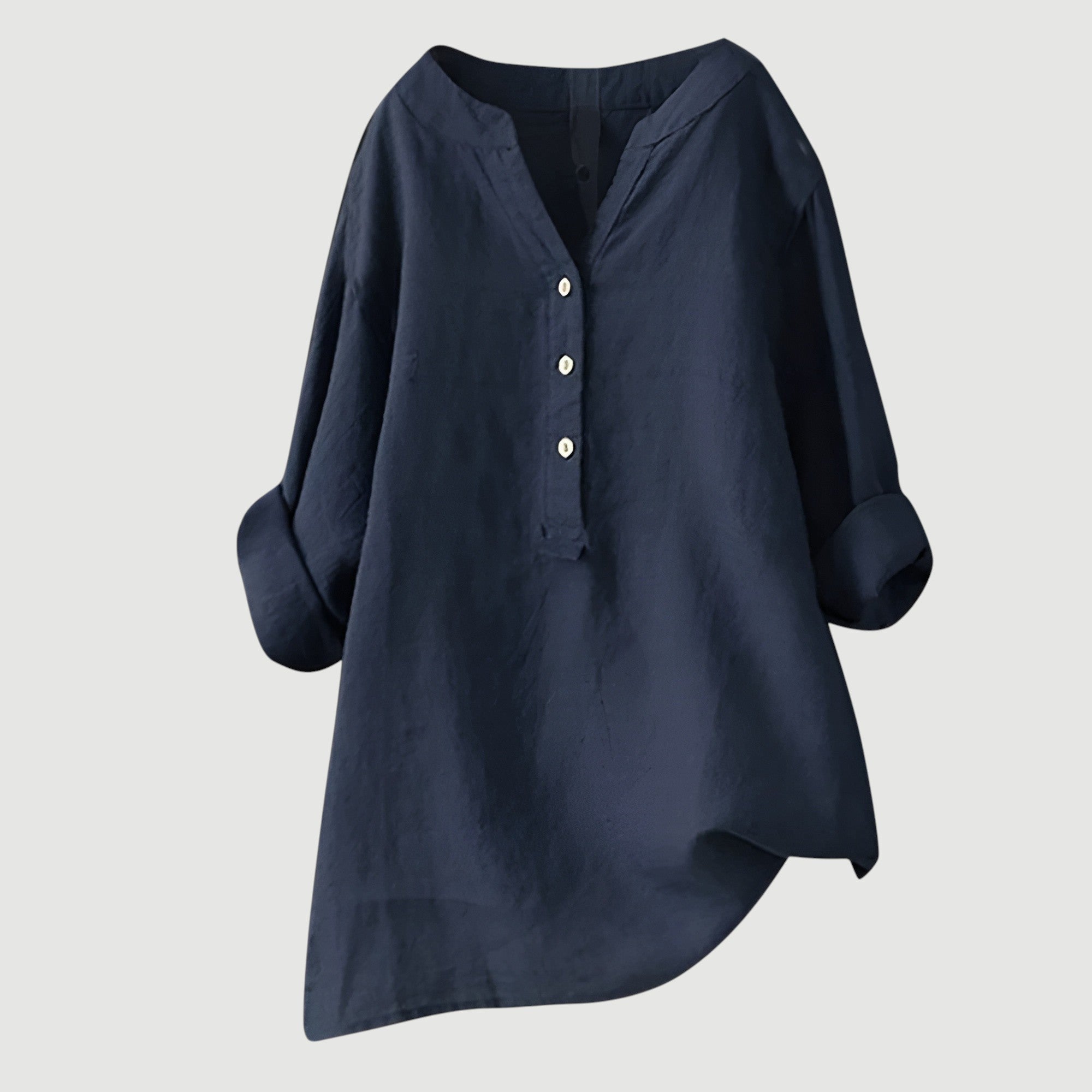 Women's Shirt - V-Neck Button-Down - Carina - product view 5
