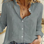 Women's Shirt - Casual Long Sleeve Top - Julianna - product view 4