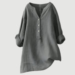 Women's Shirt - V-Neck Button-Down - Carina - product view 8