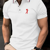 Men's Shirt - Casual Short-Sleeve Golf Printed - Arnold - product view 1