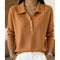 Women's Clothing - Collared Button Pullover - Eliza - product view 4