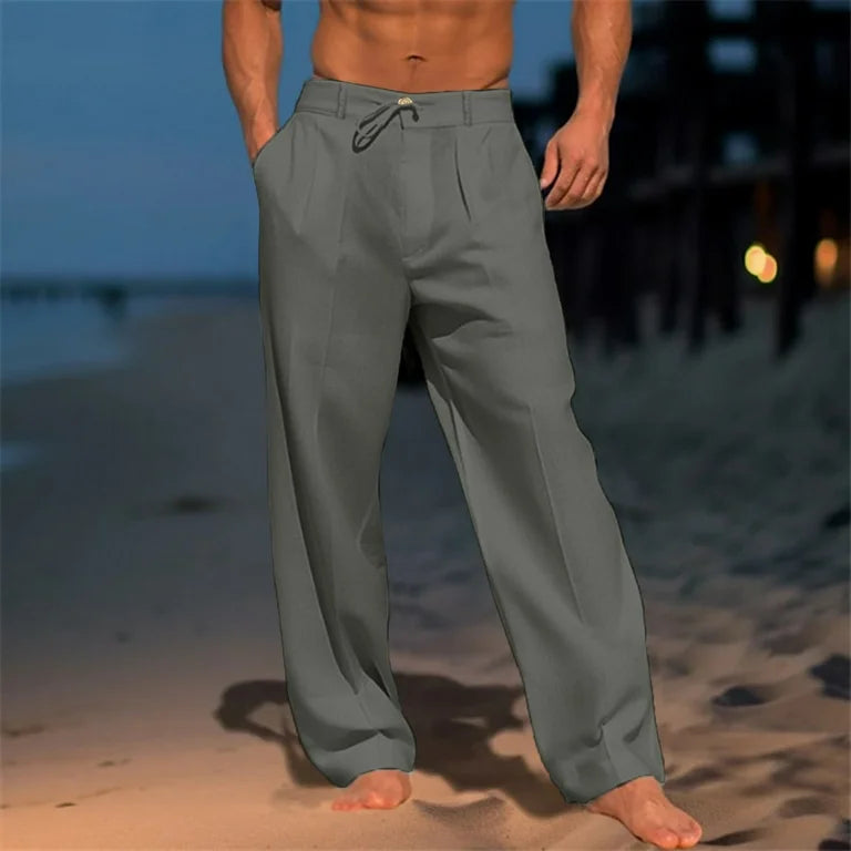 Men's Trousers - Plain Wide - Tristan - product view 6