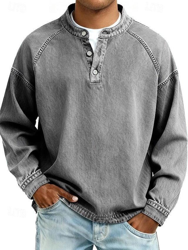 Men's Shirt - Casual Vintage Long Sleeve - Oakley - product view 1