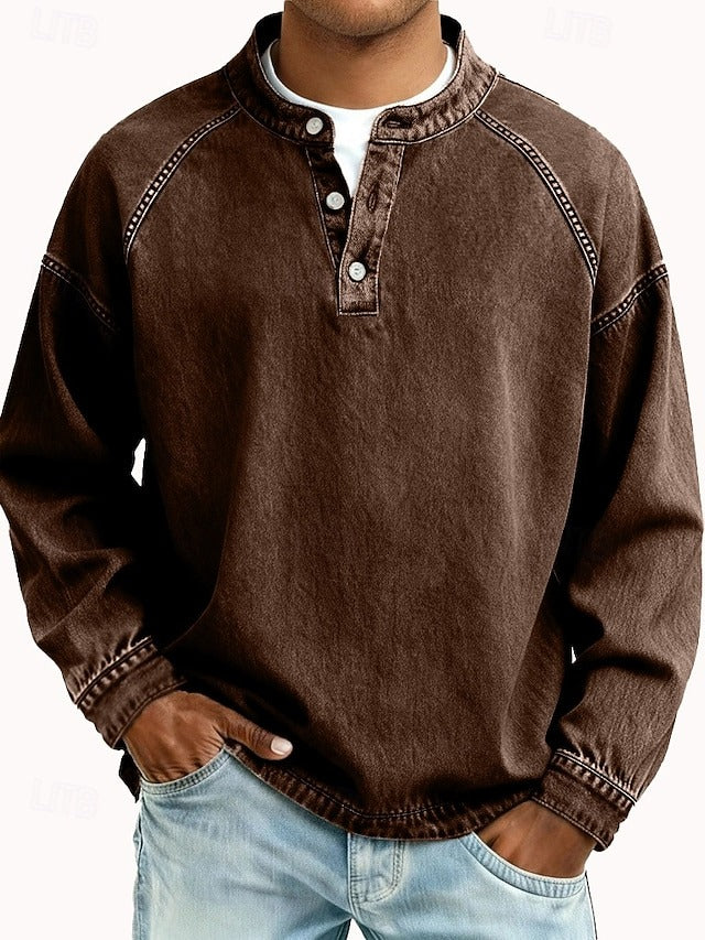 Men's Shirt - Casual Vintage Long Sleeve - Oakley - product view 8