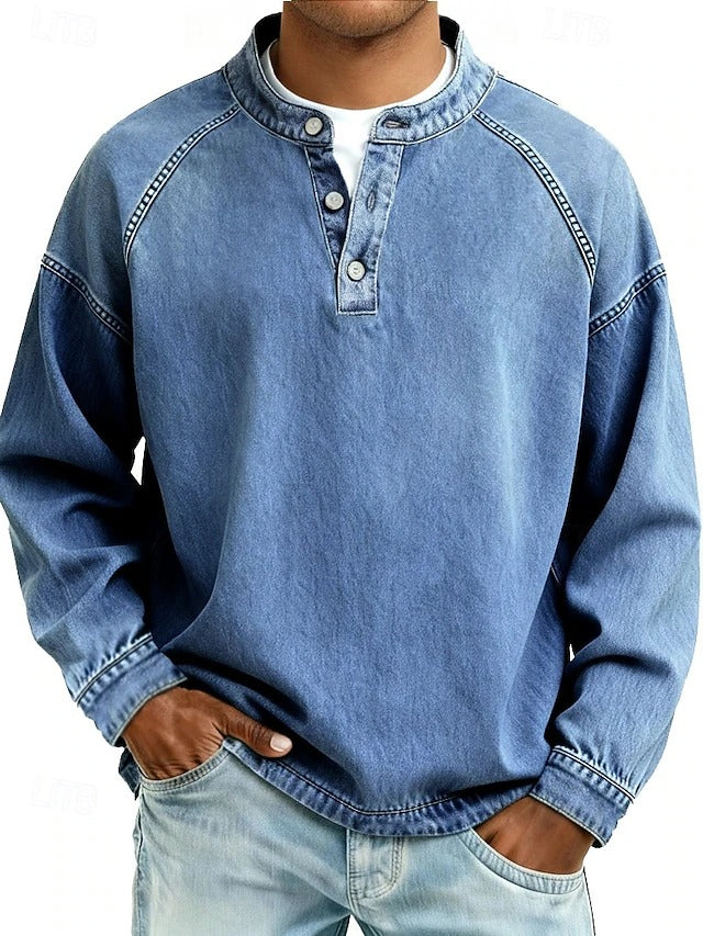 Men's Shirt - Casual Vintage Long Sleeve - Oakley - product view 3