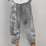 Women's Trousers - Botanical Cropped - Meredith - product view 12