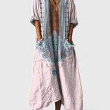 Women's Dress - Oversize Pocket - Aurora - product view 3