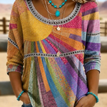 Women's Top - Bohemian Eyelet - Rosalie - product view 4