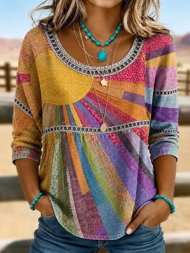 Women's Top - Bohemian Eyelet - Rosalie - product view 4
