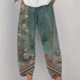 Women's Trousers - Botanical Cropped - Meredith - product view 2