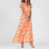 Women's Dress - Floral Short Sleeve - Lilia - product view 2