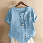 Women's Blouse - Button Detail Summer - Olivia - product view 7