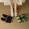 Women's Shoes - Vintage Braided Pearl Strap - Camille - product view 14