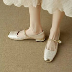 Women's Shoes - Vintage Braided Pearl Strap - Camille - product view 11