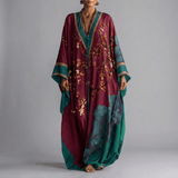 Women's Maxi Dress - Blossom Batwing Sleeve - Valerie - product view 2