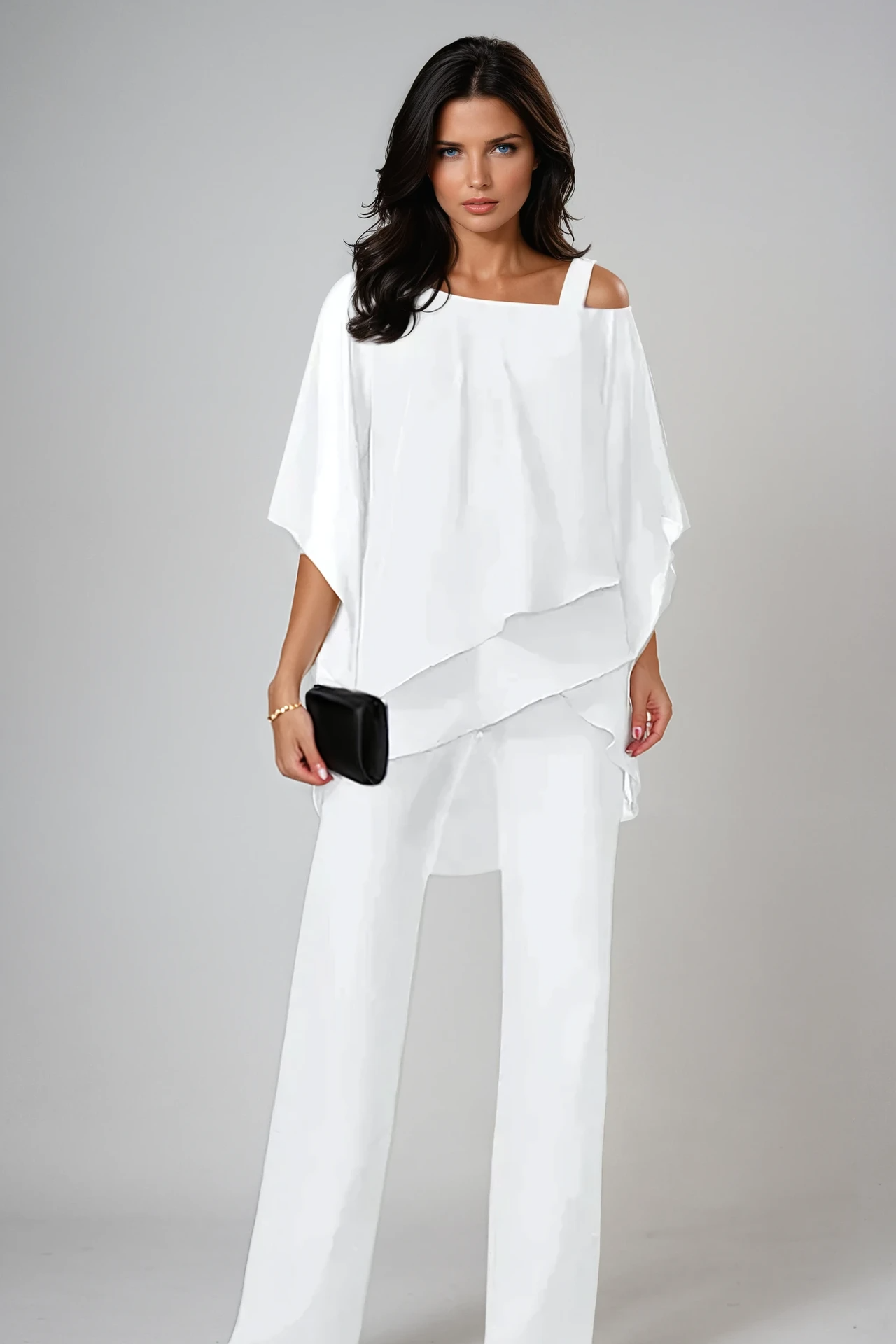Women's Two-Piece Set - Two-Piece Layered Set - Mariella - product view 1