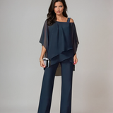 Women's Two-Piece Set - Two-Piece Layered Set - Mariella - product view 4