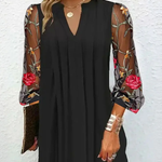 Women's Dress - Floral Sleeve - Camille - product view 2