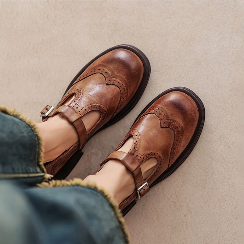 Women's Shoes - Strap Loafers - Valerie - product view 1