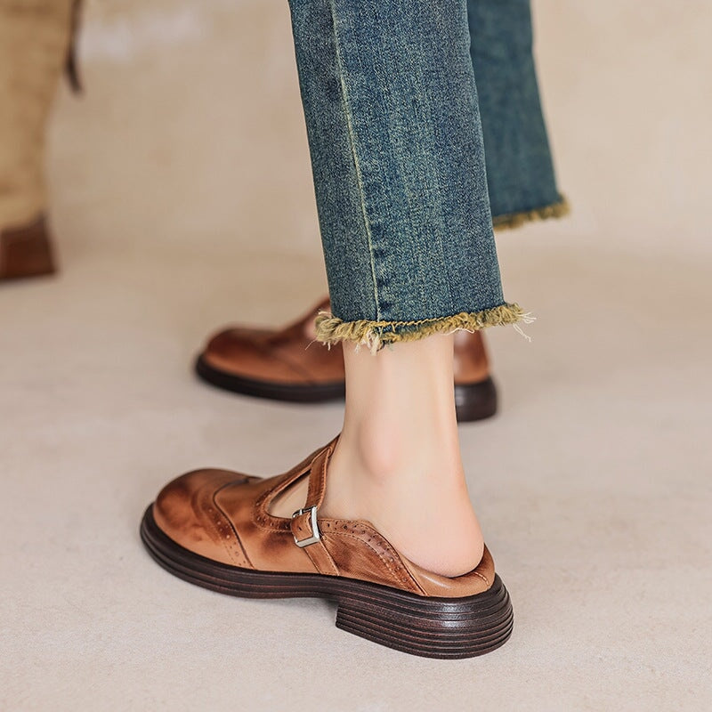 Women's Shoes - Strap Loafers - Valerie - product view 4