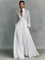 Women's Maxi Dress - Flowing Button-Front - Claire - product view 7