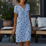 Women's Midi Dress - Graceful V-Neck - Lauren - product view 2
