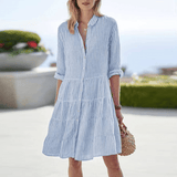 Women's Dress - Breezy Striped Summer - Ashley - product view 5