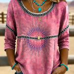 Women's Top - Bohemian Eyelet - Rosalie - product view 2