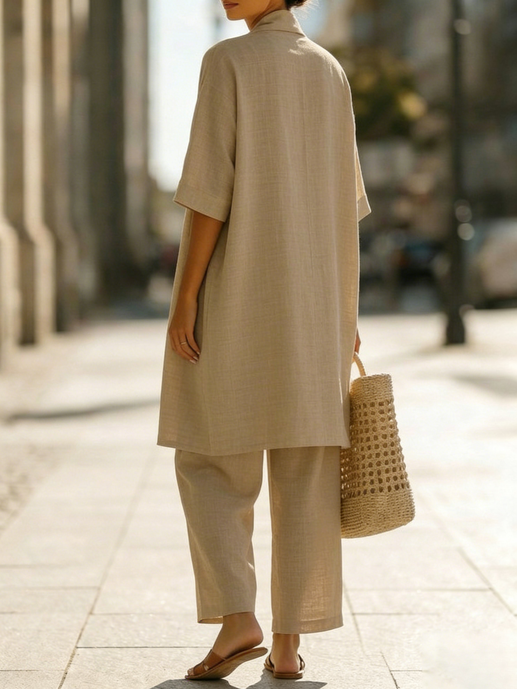 Women's Two-Piece Set - Summer Three-Piece Set - Janelle - product view 9