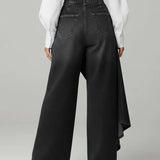 Women's Trousers - High Waisted Wide-leg - Margaret - product view 5