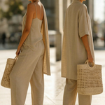 Women's Two-Piece Set - Summer Three-Piece Set - Janelle - product view 8