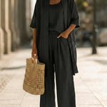 Women's Two-Piece Set - Summer Three-Piece Set - Janelle - product view 5