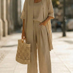 Women's Two-Piece Set - Summer Three-Piece Set - Janelle - product view 4