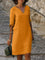 Women's Midi Dress - V-Neck Draped - Harper - product view 5