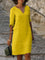 Women's Midi Dress - V-Neck Draped - Harper - product view 8