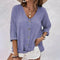 Women's Blouse - Casual Relaxed Button-Up - Giana - product view 6