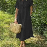 Women's Midi Dress - Casual Stripe - Maggie - product view 2