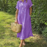 Women's Midi Dress - Casual Stripe - Maggie - product view 5