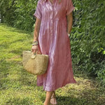 Women's Midi Dress - Casual Stripe - Maggie - product view 6